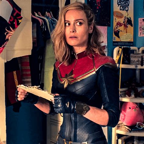 brie larson leaks|When Captain Marvel green suit leaked, Brie Larson。